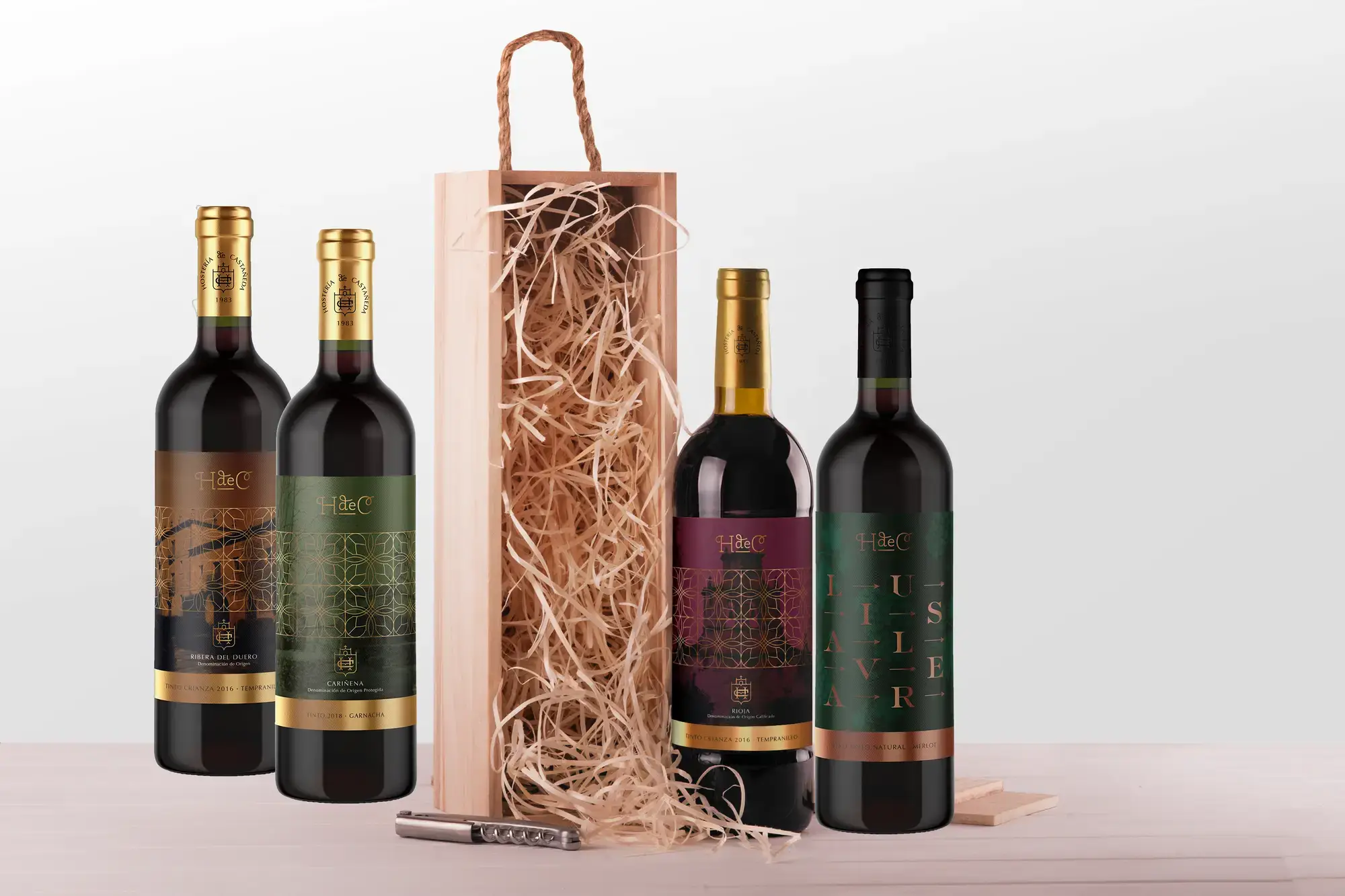Vinoteca de la Hostería de Castañeda en Cantabria