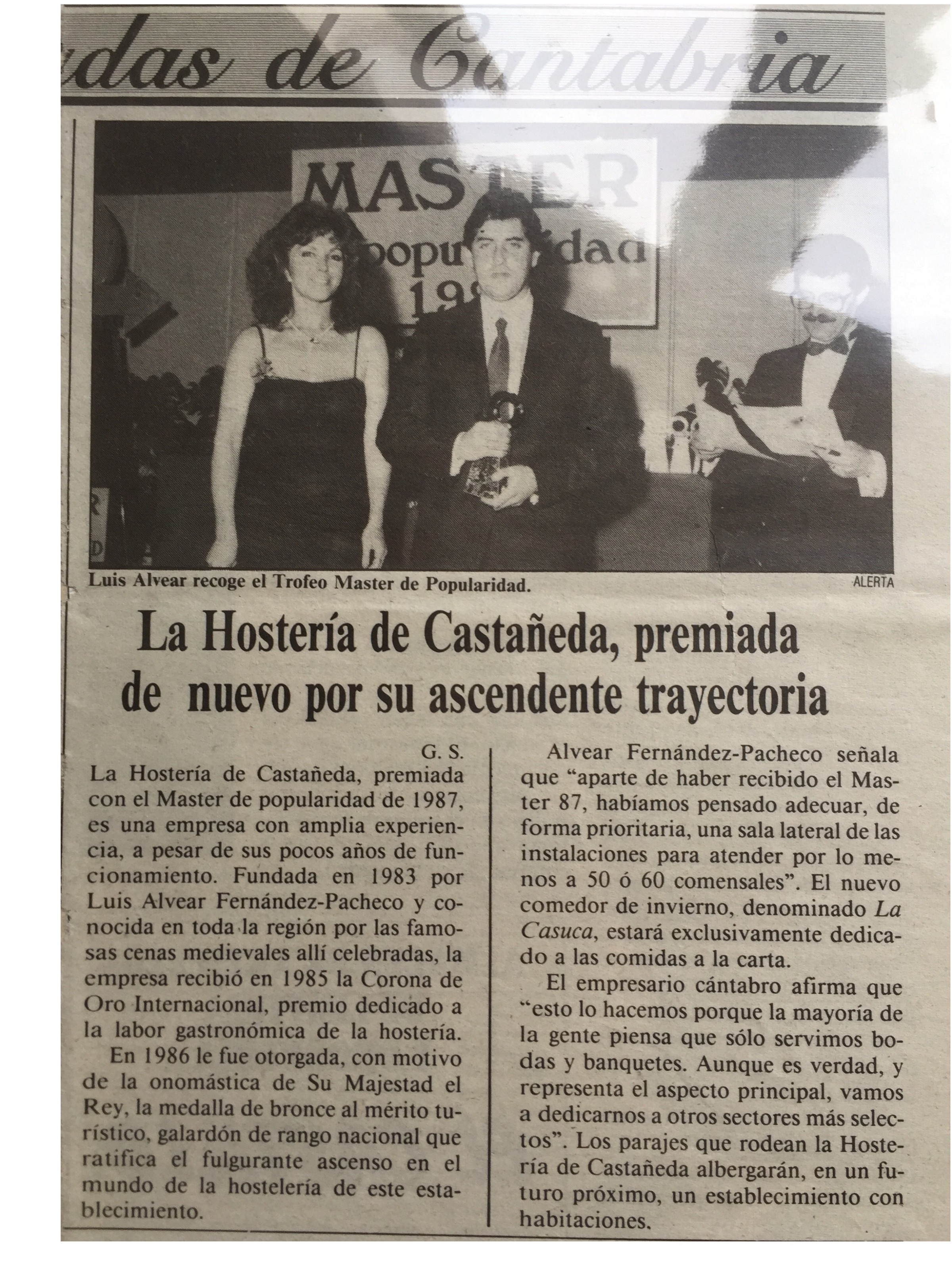 Máster de Popularidad — 1987, Hostería de Castañeda